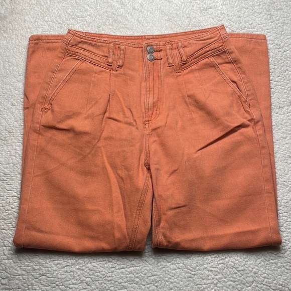 Pleated denim Jeans Peach Size Small - Picture 4 of 8